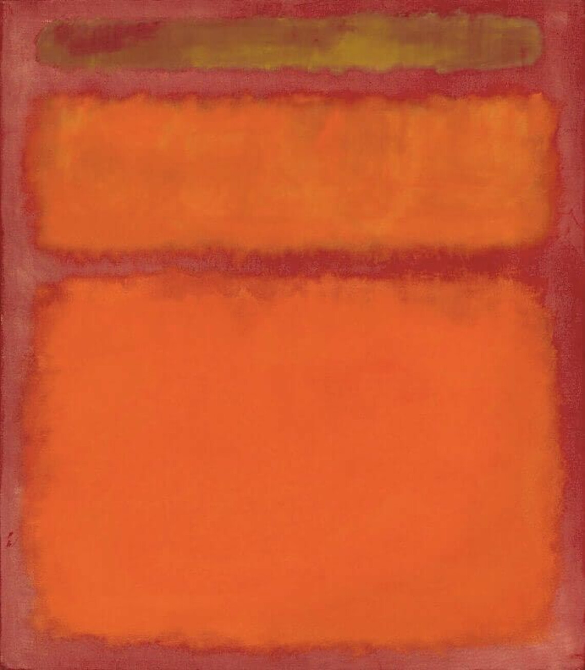  « Orange, Red, Yellow » de Mark Rothko